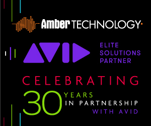 Amber Technology celebrates 30th anniversary of strategic alliance with Avid