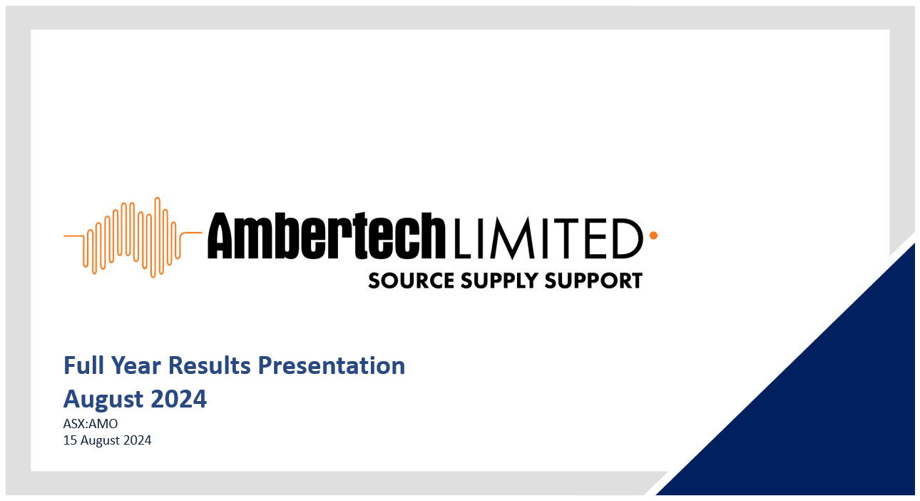 Investor Presentation