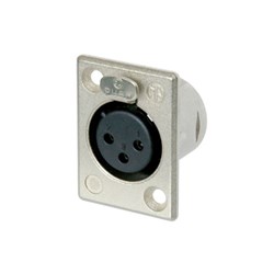FEMALE PANEL 3-PIN CONNECTOR