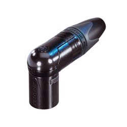3-PIN RIGHT ANGLE MALE BLACK/GOLD PINS