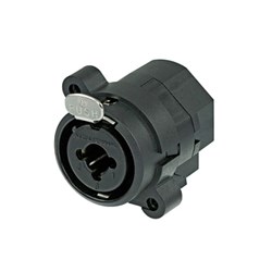 STEREO JACK SOLDER TYPE WITH LATCH