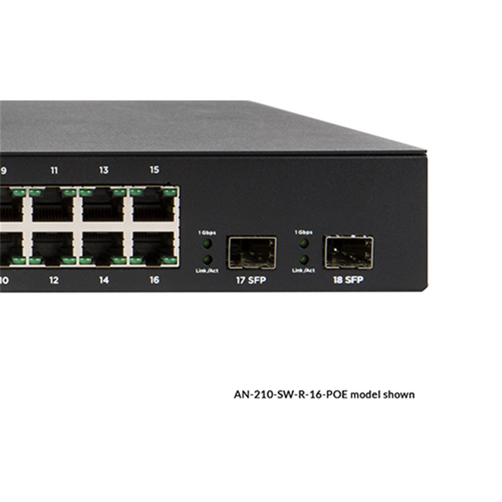 210 Series 8 Port POE Switch AN210 Amber Tech