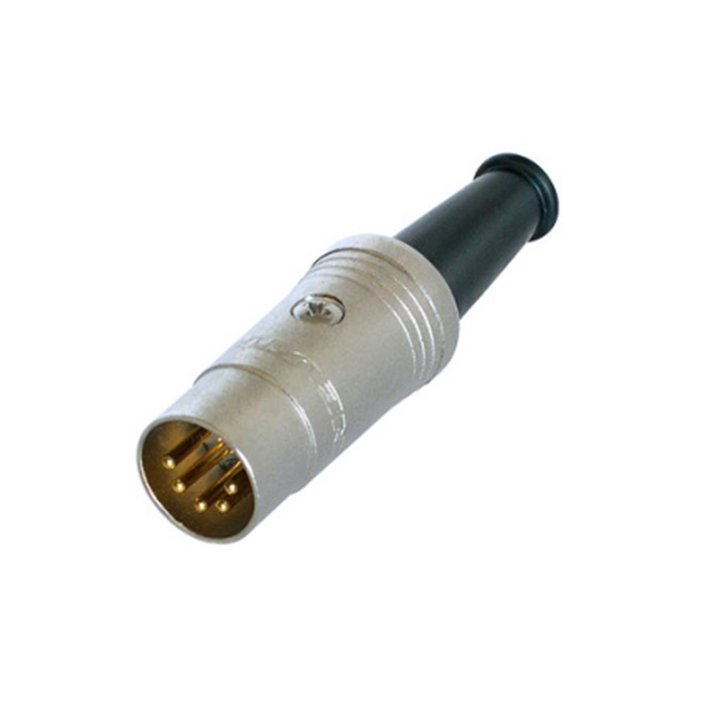 5 Pin 180 Din Male Line Connecto Rean Amber Tech