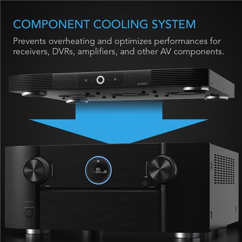 Aircom S9 Component cooler 3 x 120mm fans TOP EXHAUST Powerpack Incl. BLACK