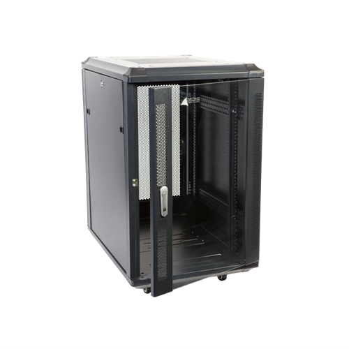 INT18 Equipment Rack 18RU Floor Mount 3Carton