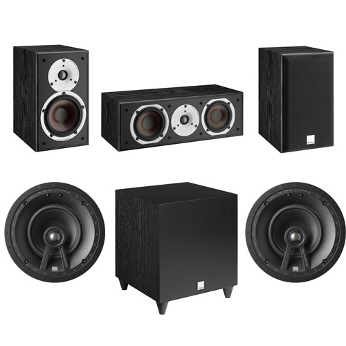  DALI Spektor 2 Compact Speakers - Black Ash (Pair