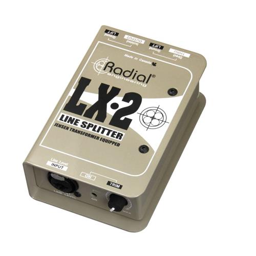 Radial LX-2 - Passive Microphone Splitter - Single Isolated Out - Jensen transformer