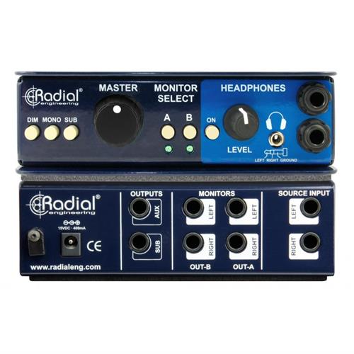 monitor controller with headphone amp