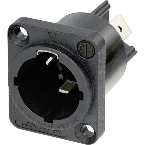 powerCON TRUE1 TOP appliance inlet connector, IP65/UV resistant with NU-SCNAC-MPX