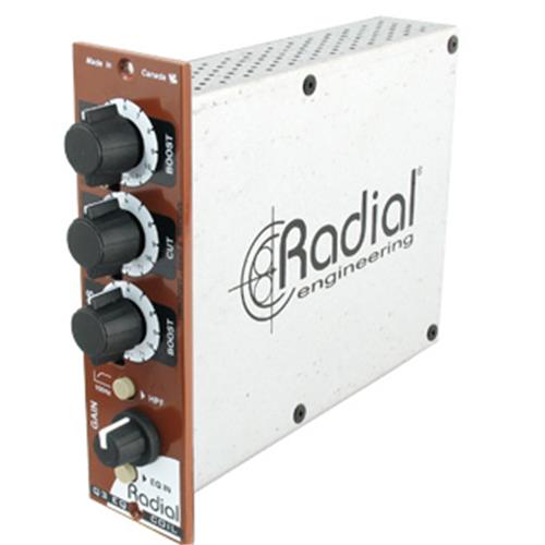 Radial Q3 500 - Induction coil EQ w/ 3 preset bands, intensity shift, and gain makeup 