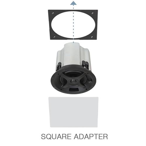 PS-C63 White Square Adapter with Grille 10pk (10x each) Professional Series Sonance