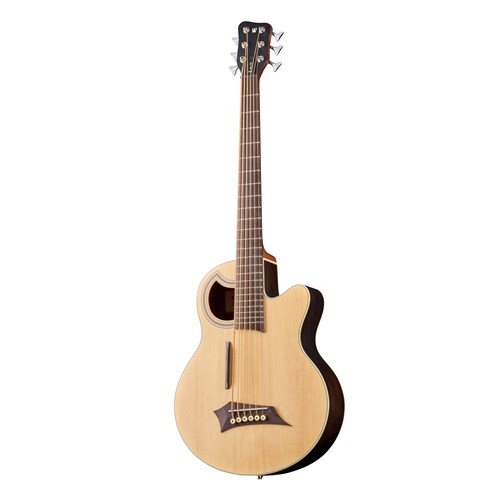 RockBass Alien Deluxe 6-String Natural High Polish