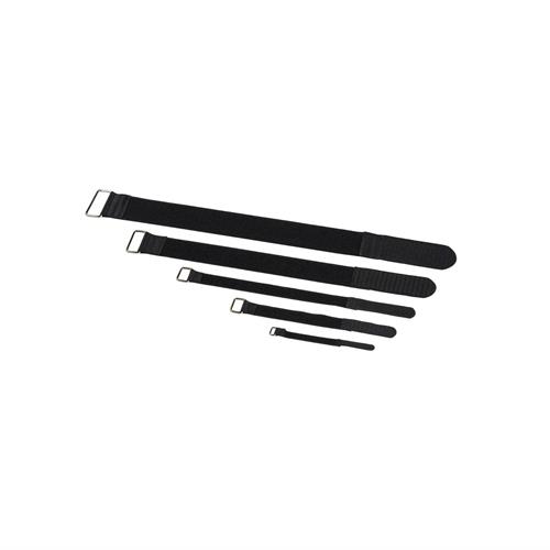 RBO CAB TIE 200 B. RockBoard Hook-Loop Cable Ties -10 Pack 20mm x 200mm (Black)