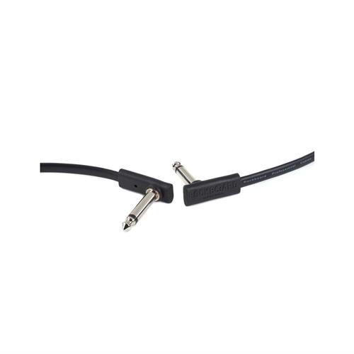 RBO CAB FL 300BLK AA RockBoard Flat Inst. Cable BLK 300cm Angled / Angled