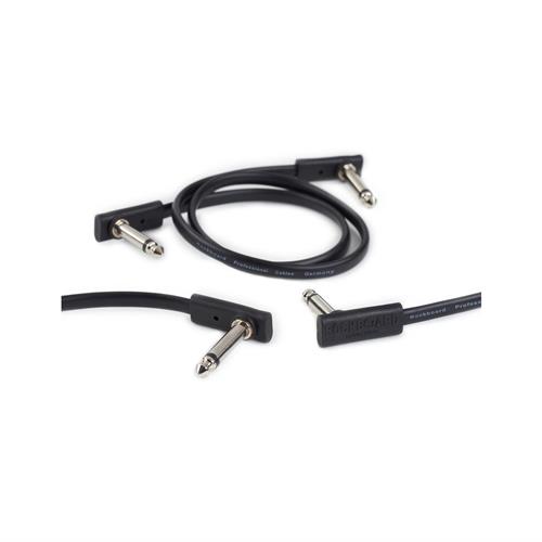 RBO CAB PC F 30 BLK RockBoard Flat Patch Cable 30cm.  Black