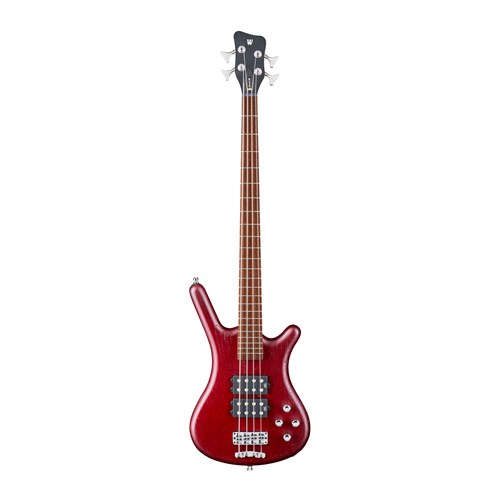 RockBass Corvette $$ 4-String Burgundy Red Transparent Satin