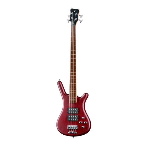 RockBass Corvette $$ 4-String Burgundy Red Transparent Satin