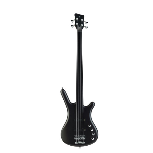 Warwick RockBass Corvette Basic, 4-String, Fretless - Nirvana Black Transparent Satin