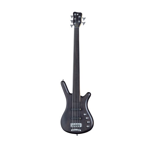 Warwick RockBass Corvette Basic, 5-String, Fretless - Nirvana Black Transparent Satin