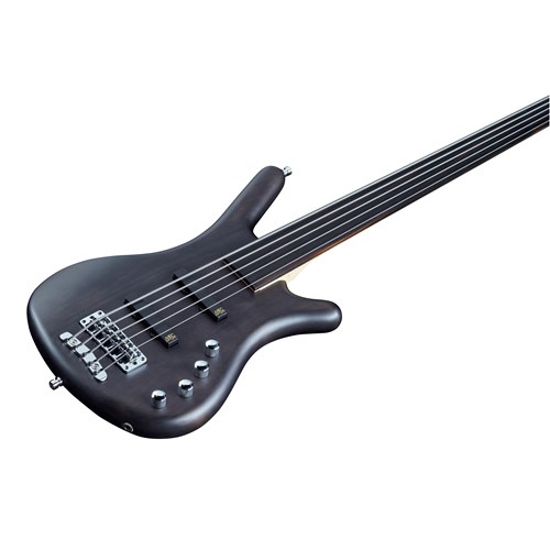 Warwick RockBass Corvette Basic, 5-String, Fretless - Nirvana Black Transparent Satin