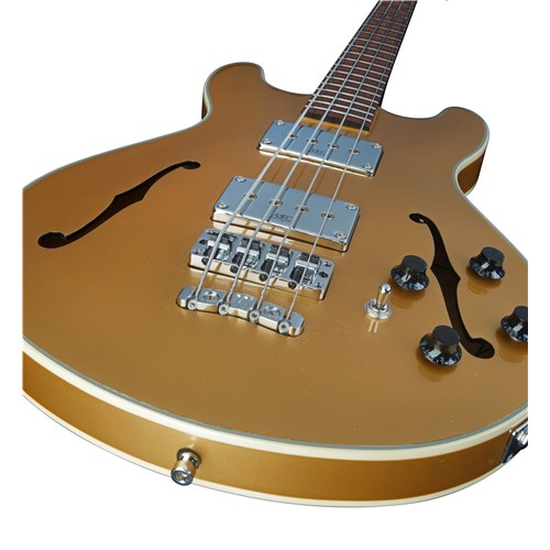 Warwick RockBass Star Bass, 4-String, Metallic Gold High Polish 