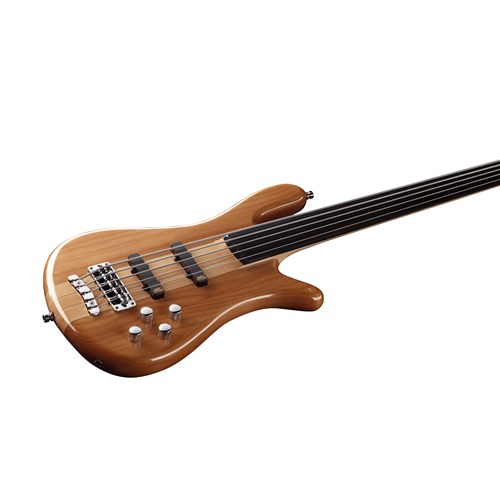 Warwick RockBass Streamer NT I, 5-String, Fretless - Natural Transparent High Polish