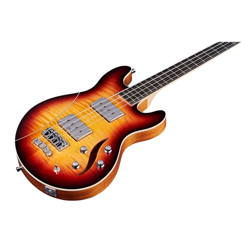 Warwick TeamBuilt Artist Line Lee Sklar 4-String Vintage Sunburst Transparent High Polish