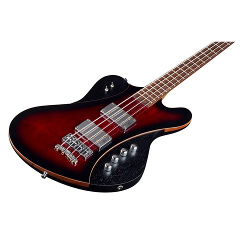 Warwick TeamBuilt Idolmaker 4-String Burgundy BlackBurst Transparent High Polish