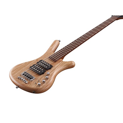 Warwick Teambuilt Pro Series Corvette $$, 5-String - Natural Transparent Satin pas/act ASH fretted w/ Bag