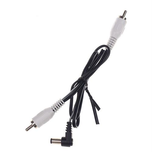 Cioks Stack Flex - 5,5/2,1mm centre negative DC-plug / 50cm