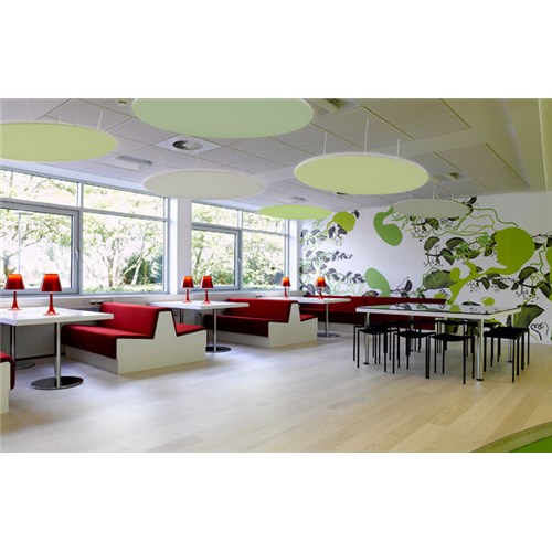 Paintable Halo 48 cloud with h/ware 1219x1219x38mm 2 panels P250 1102 09