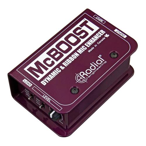 Radial MCBOOST - Mic signal booster 25dB for dynamic and ribbons 