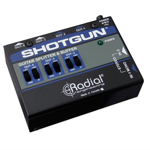 Radial SHOTGUN - Stereo 4 Channel Amp Driver