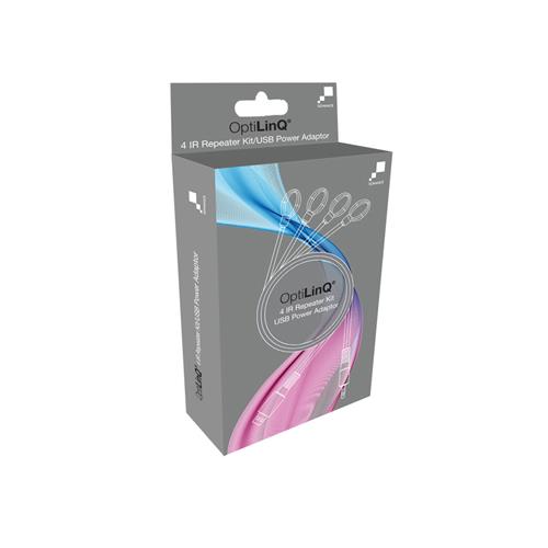 4 IR KIT: 5 mtr system length 2 Dual Emitters + covers, 1 Receiver, Y Adapter