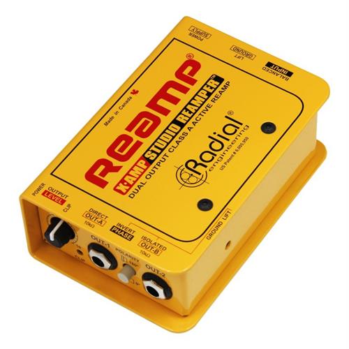 Radial X-AMP -  Active class-A re-amping device, dual output. PSU included.  