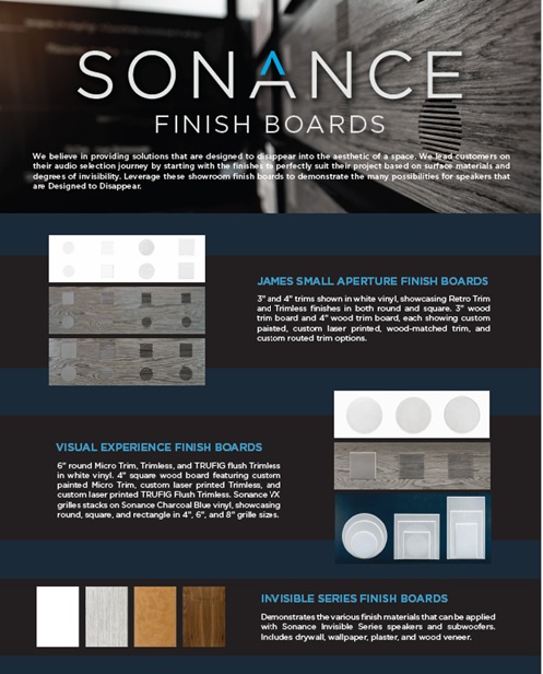 Sonance / James Finish Board full P - Amber Tech
