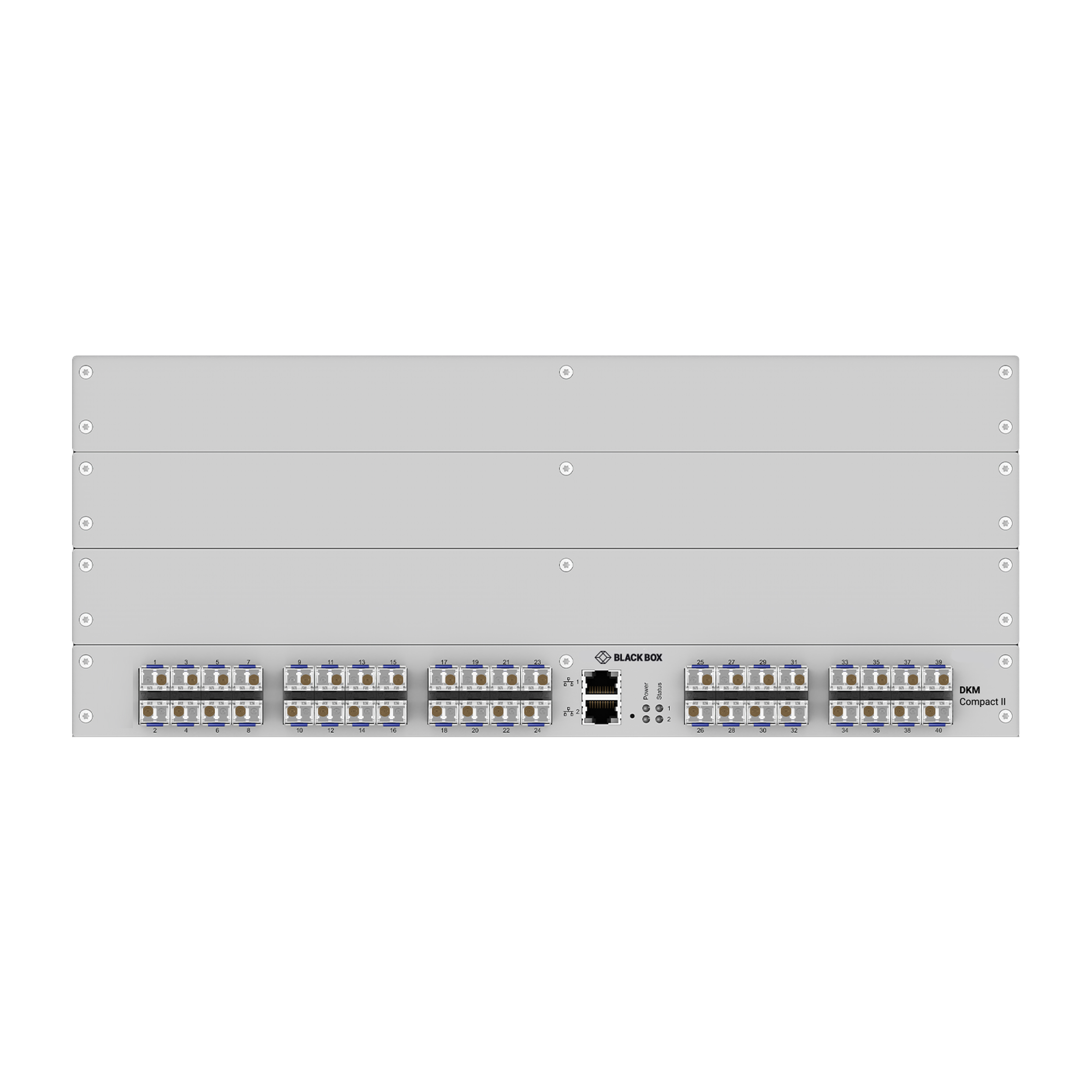 KVM Matrix Switch - 40-Port F iber - Amber Tech