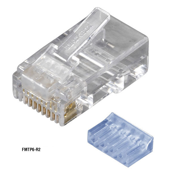 CAT6 Modular Plug - Unshielded RJ45 - Amber Tech