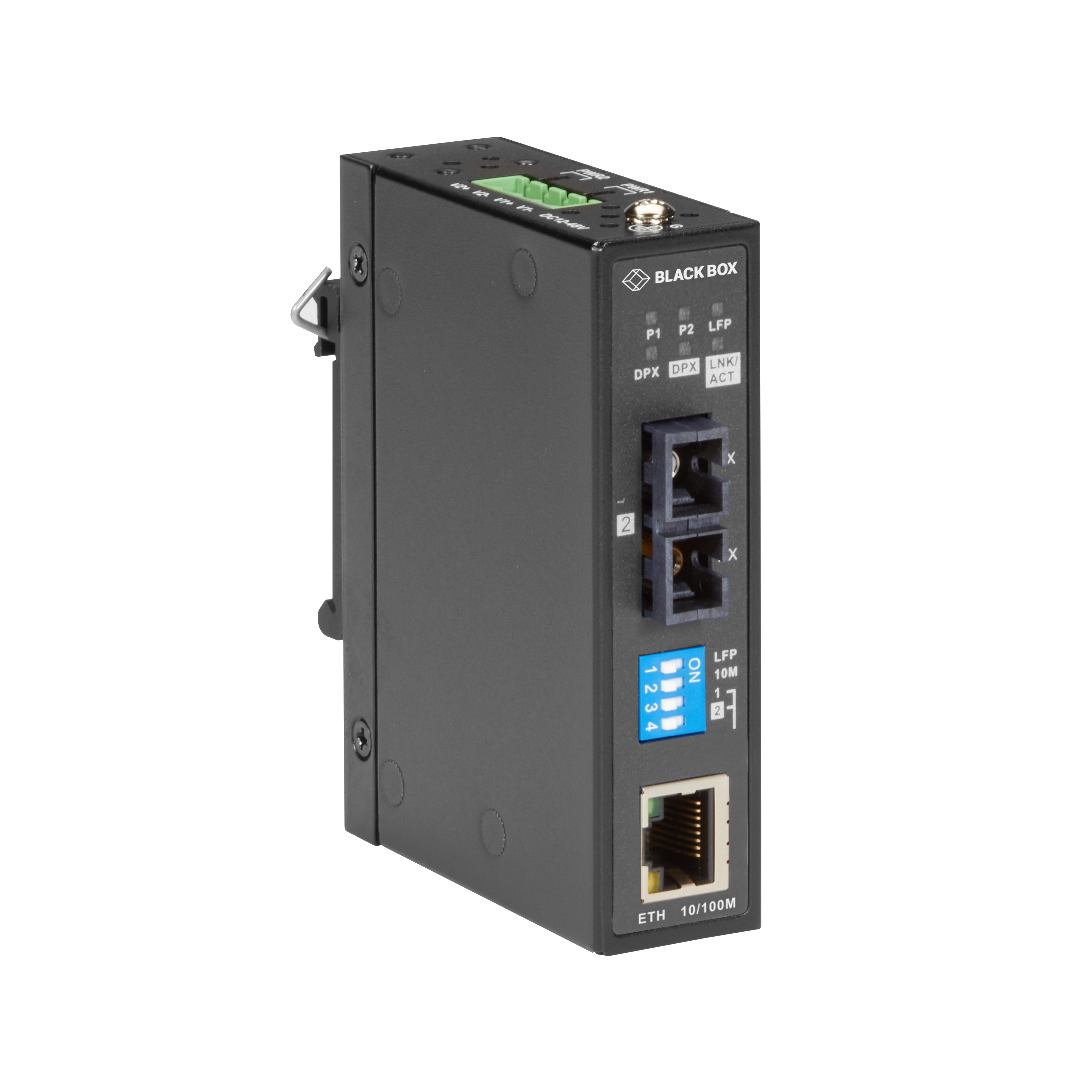 FST ETH IND MED CONV 100Mbps C OP t - Amber Tech
