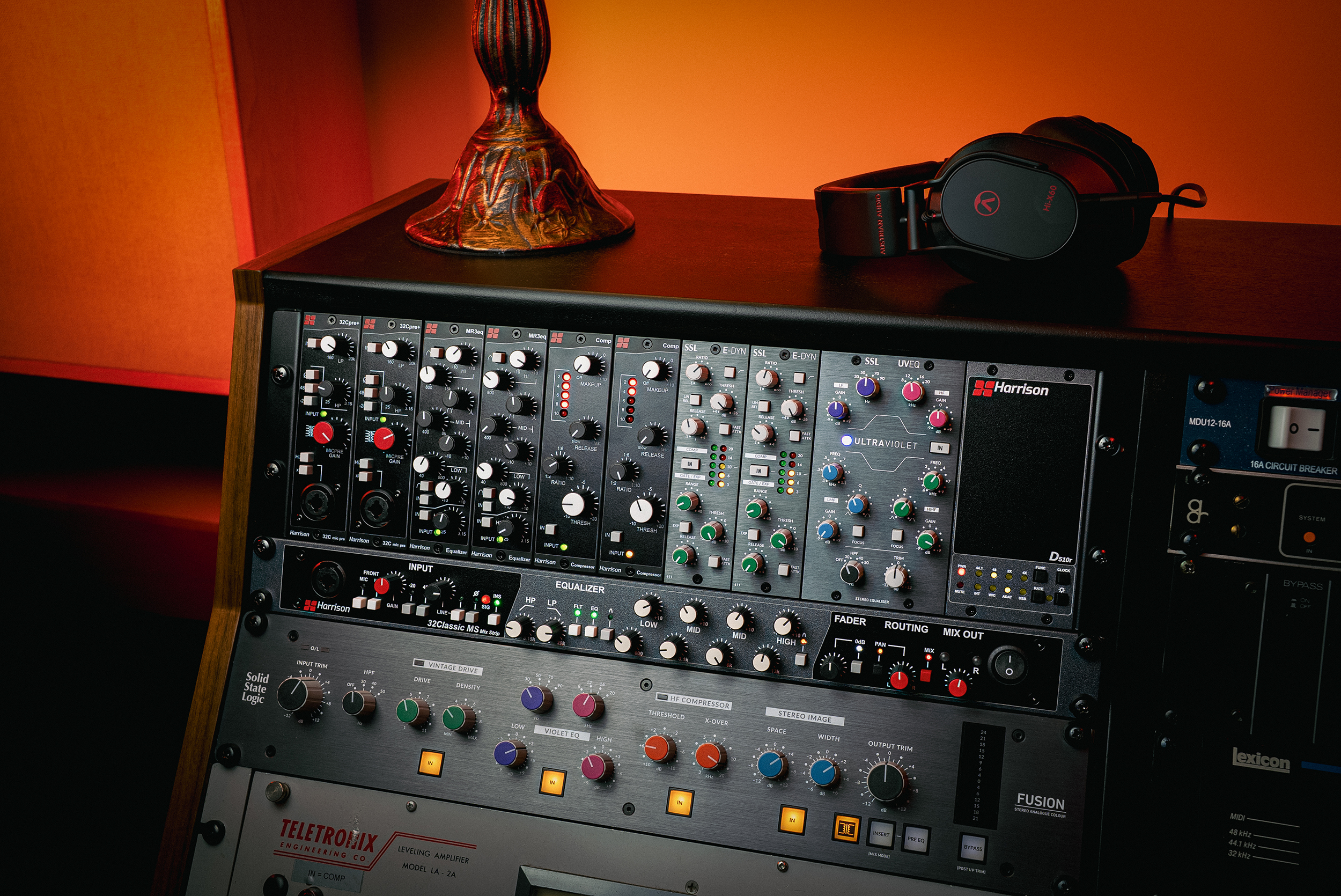 Harrington Rack Harrison 500 Rack with Dante and Mi - Amber Tech