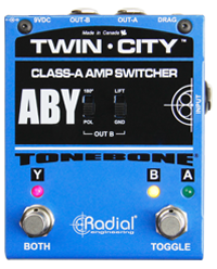 ギター Radial TWIN CITY CLASS-A AMP SWITCHER RADIAL TONEBONE TWIN CITY | Tonebone - Amber Tech