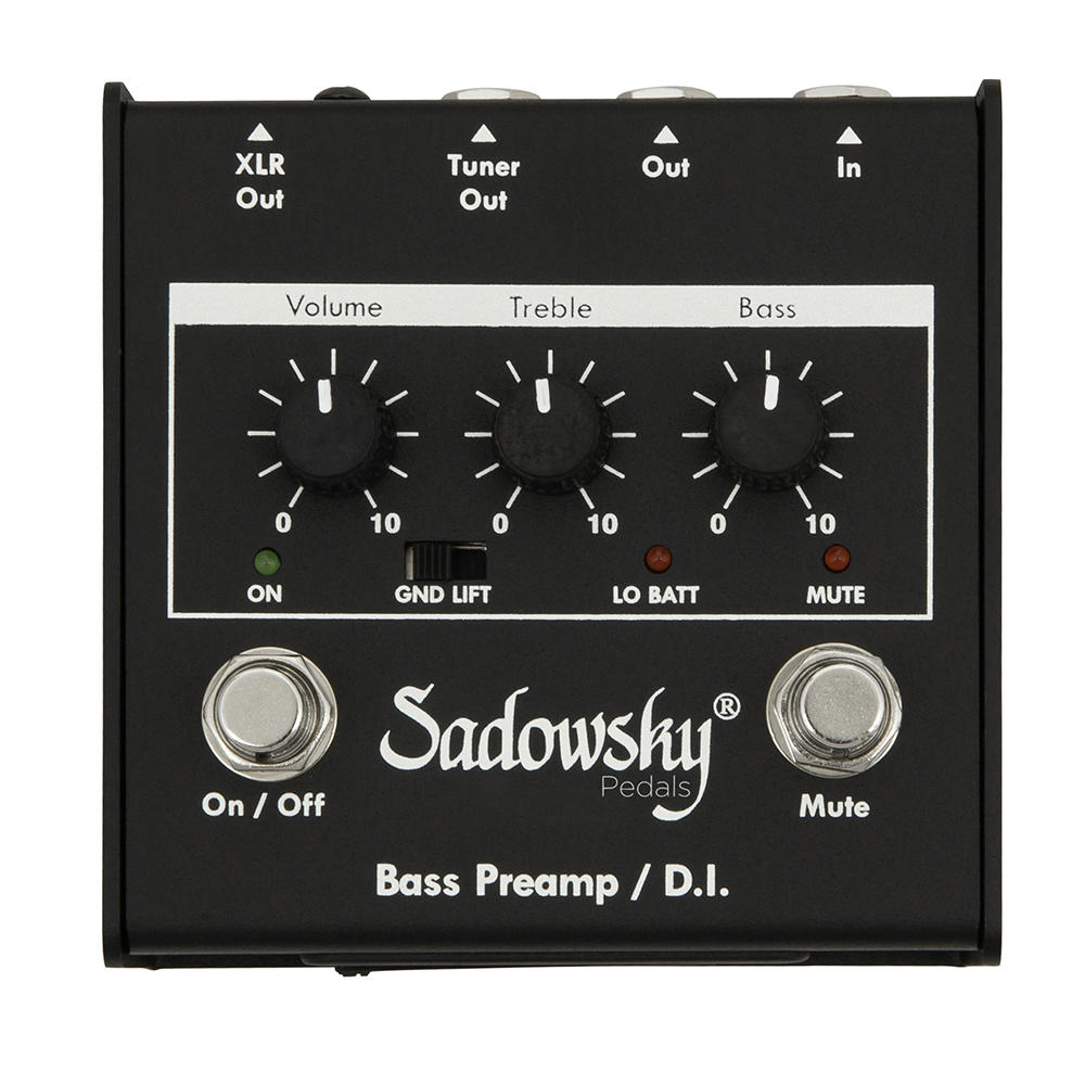 Sadowsky Outboard Bass Preamp/DI Amber Tech