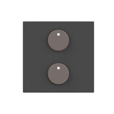 COVER PLATE FOR 2 FOLD PUSH BUTTON - Amber Tech