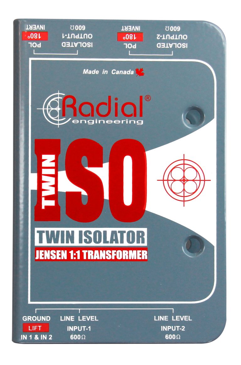 RADIAL TWIN-ISO - Line level isolat | Radial Engineering - Amber Tech RADIAL TWIN-ISO - Line level isolat | Radial Engineering - Amber Tech
