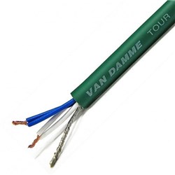 TourGrade Classic XKE starquad microphone cable, Green 100m