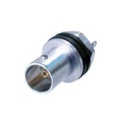 Bulkhead mount BNC, solder terminations, includes washers