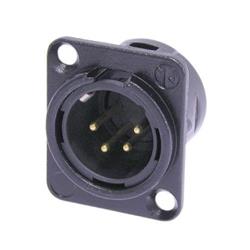 D-SERIES 4 PIN MALE B/G PIN