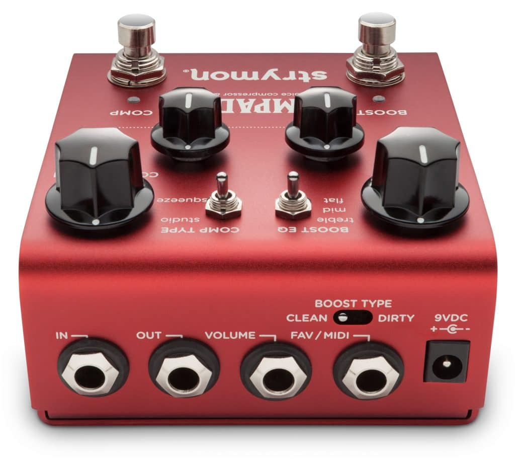 Strymon Compadre Dual Voice Compressor & Clean Boost rear