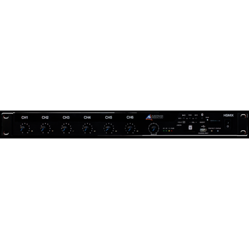 Rackmount Mixer 1 Ru 9 Inputs Hsmix Australian Monitor Amber Tech