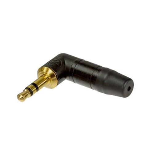 RIGHT ANGLE STEREO MINI JACK PLUG Neutrik Amber Tech